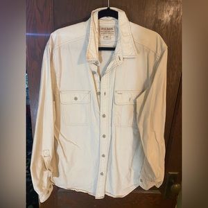 Filson solid flannel - size L